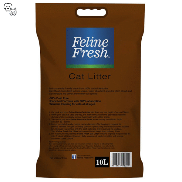 Feline Fresh Cat Litter 10L – Coffee