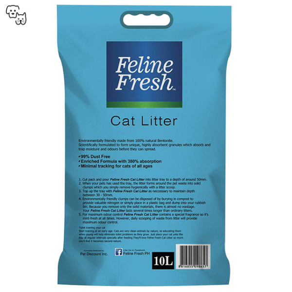 Feline Fresh Cat Litter 10L – Lemongrass