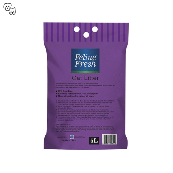 Feline Fresh Cat Litter 5L – Lavender