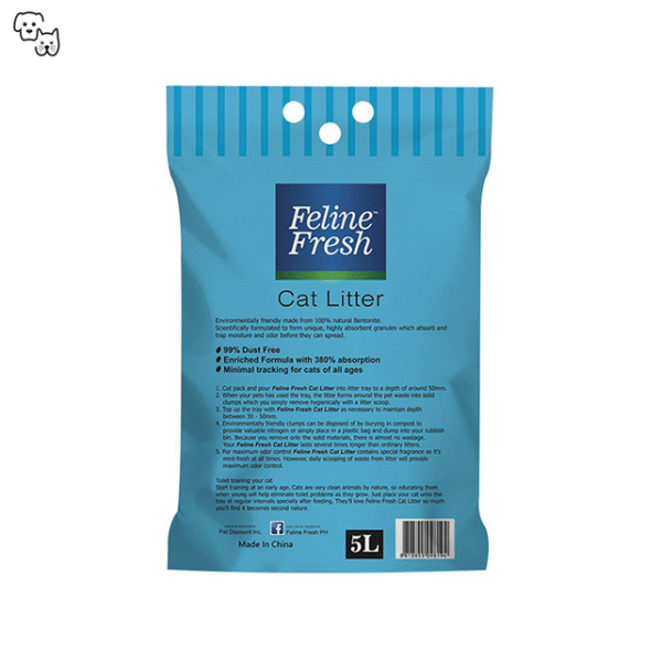 Feline Fresh Cat Litter 5L – Lemongrass