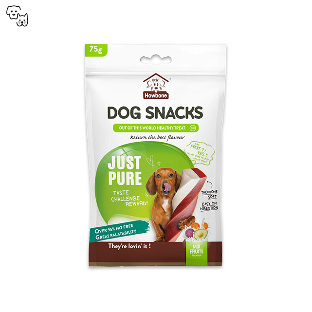 Howbone Just Pure Dog Snacks – Mix Fruits (Stick) 75g