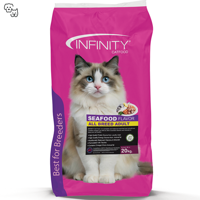 Infinity Dry Cat Food Adult – Seafood 20kg
