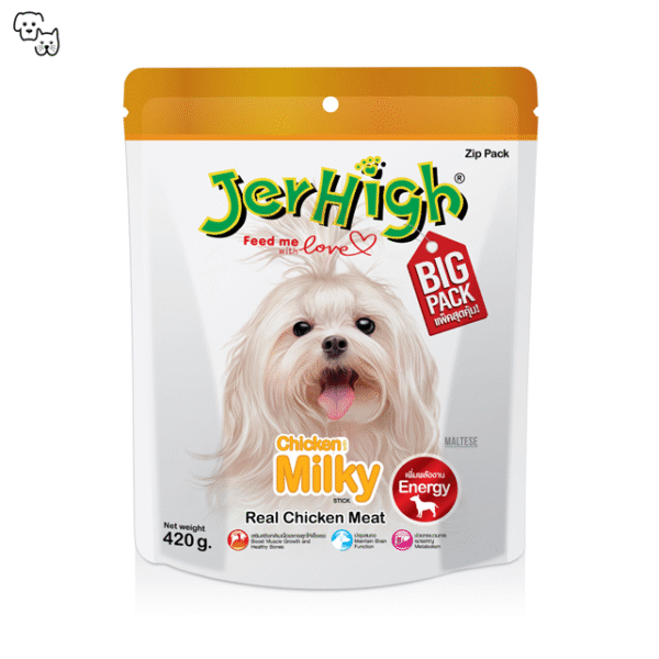 Jerhigh Dog Treat Energy Formula – Milky – BIG PACK 420g