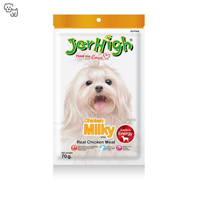 Jerhigh Dog Treat Energy Formula – Milky 70g