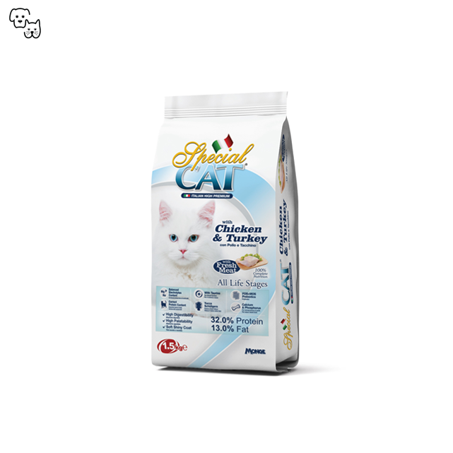Special Cat Dry Food All Life Stages – Chicken & Turkey 1.5kg