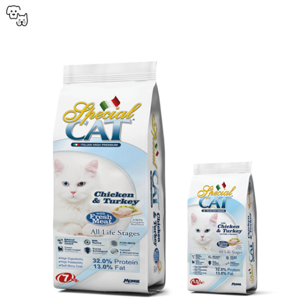 Special Cat Dry Food All Life Stages – Chicken & Turkey 1.5kg