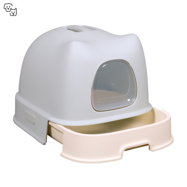 Cat Ear Enclosed Litter Pan MSP-108