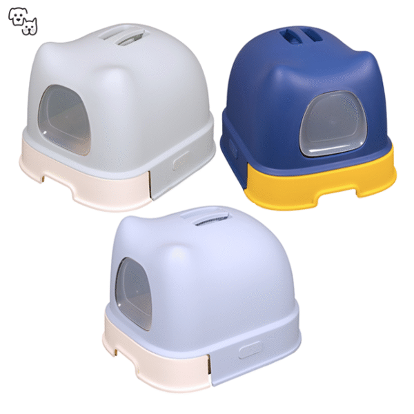 Cat Ear Enclosed Litter Pan MSP-108